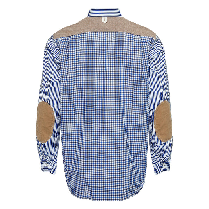 Cotton Stripe Check Shirt