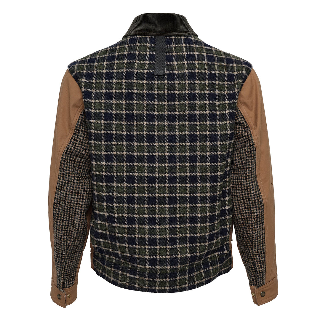 Cotton Oxford X Wool Nylon Blouson