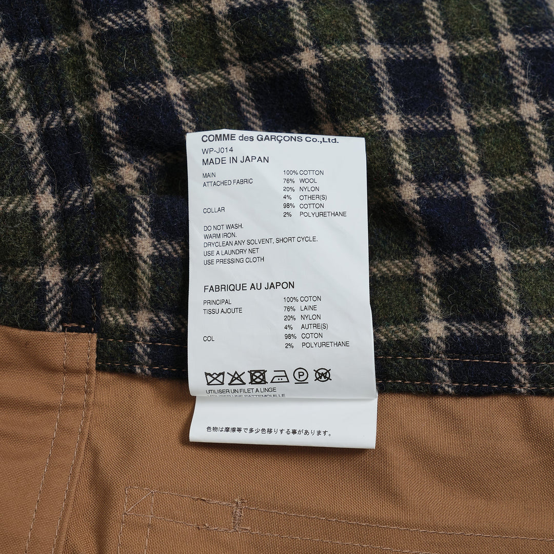 Cotton Oxford X Wool Nylon Blouson
