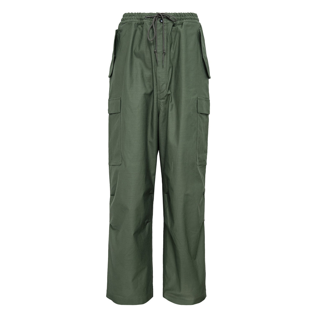 Cotton Urethane Back Satin Pants