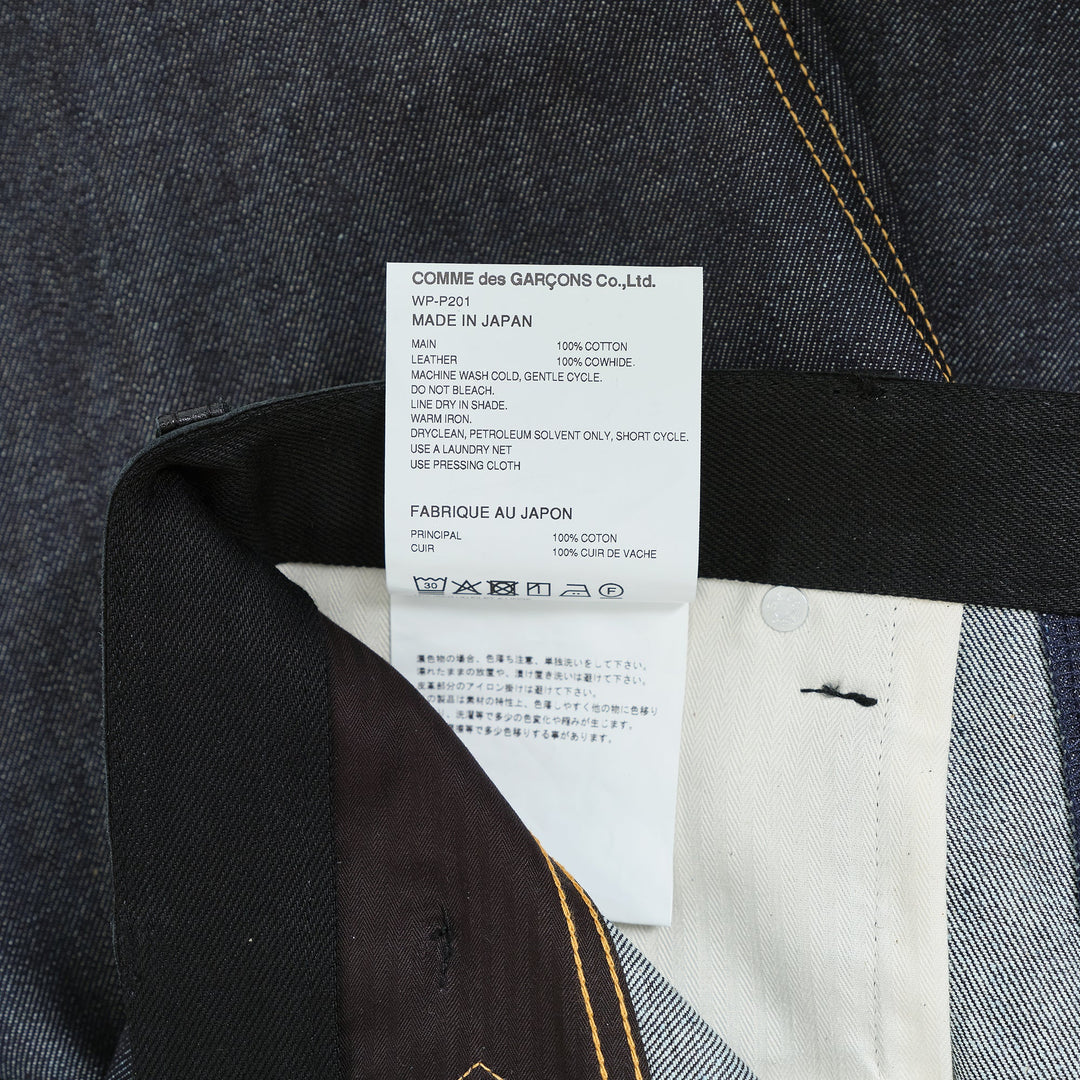 Cotton Denim Leather Levi'S Jeans