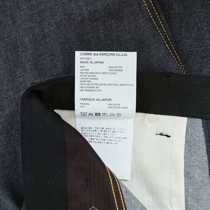 Cotton Denim Leather Levi'S Jeans