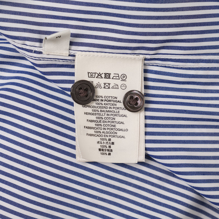 Easy Iron Stripe Cotton Shirt