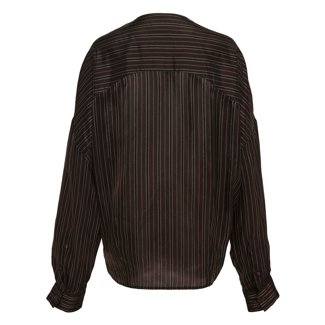 Loose Top With Draped Front