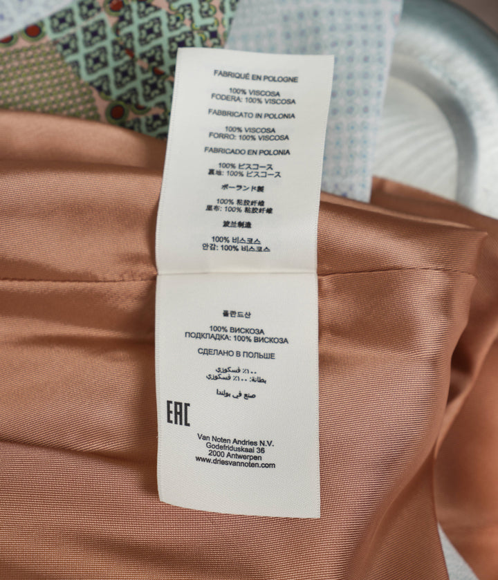 Bias Cut Skirt With Knot Detail