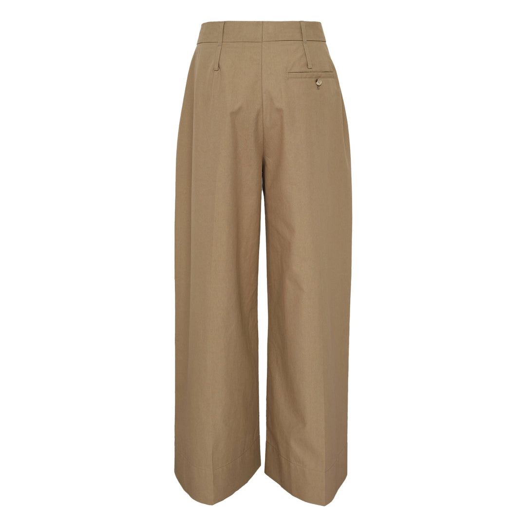 Cropped Multi Belt Loop Trousers