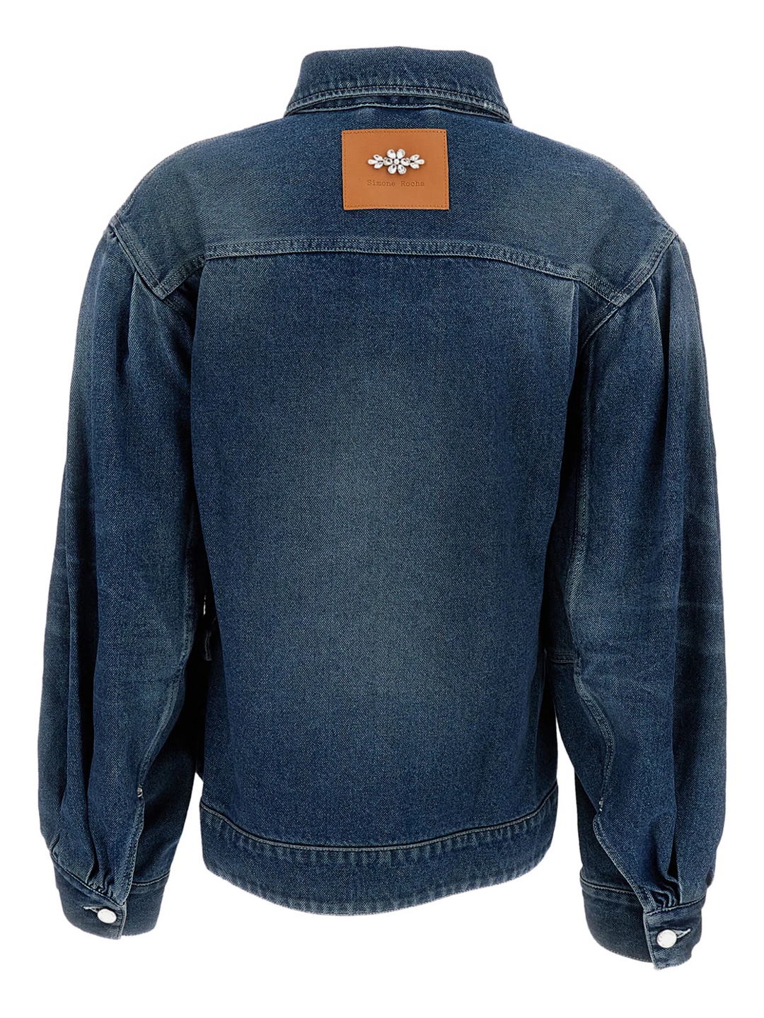 Sculpted Belt Detail Denim Jacket