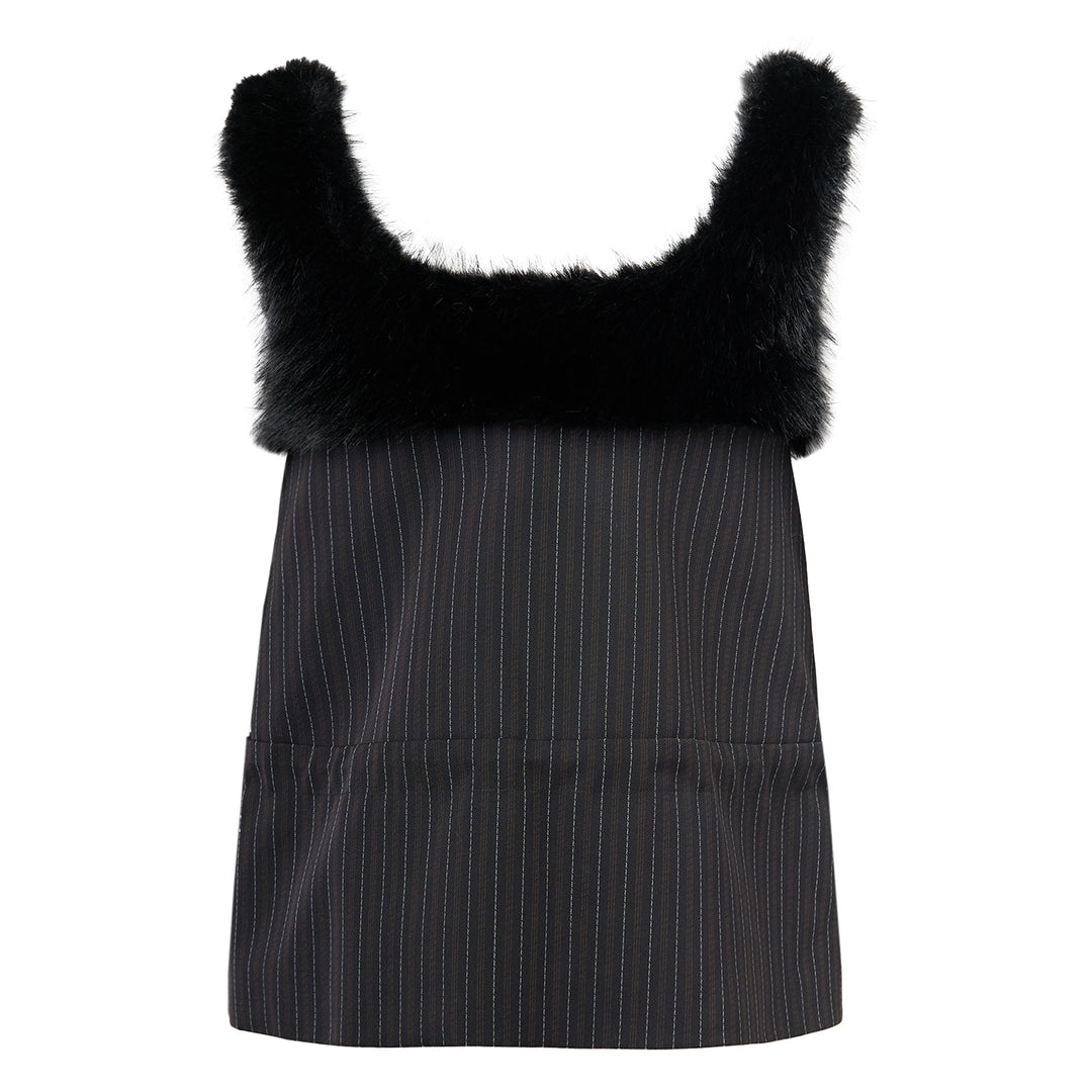 Stripe Doeskin Tank Top