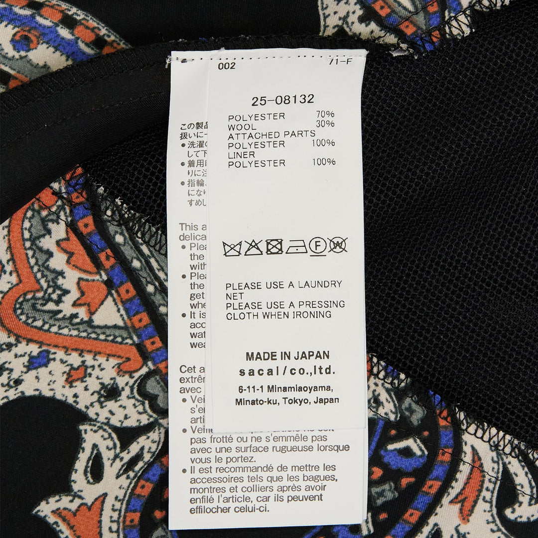 Suiting x Paisley Print Pullover