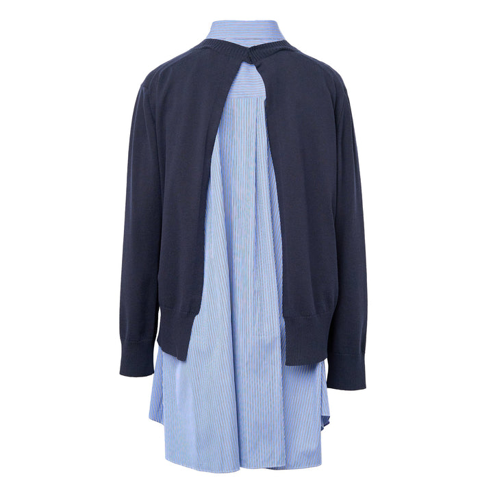 Poplin x Cotton Knit Dress