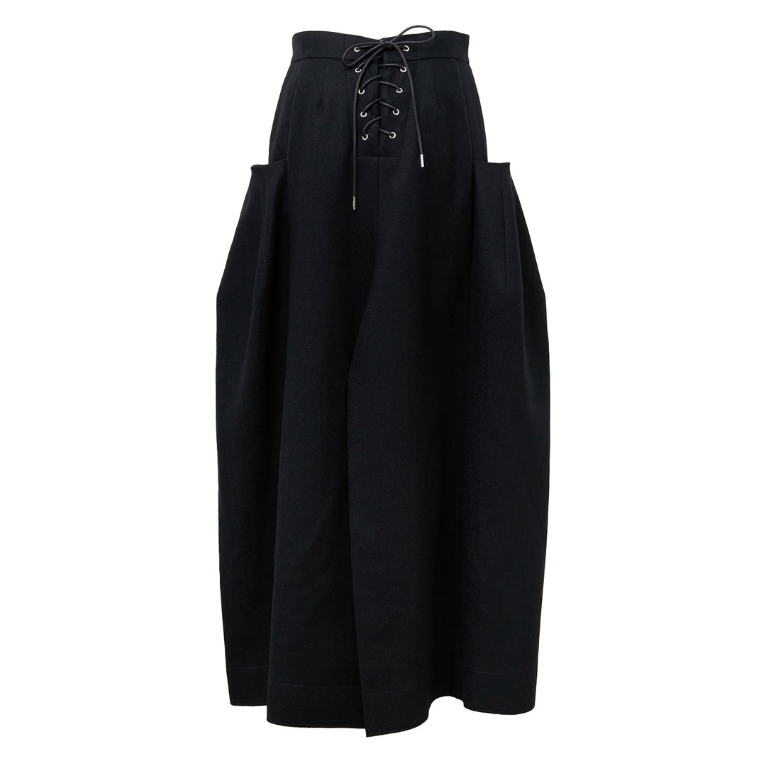 Wool Melton Skirt