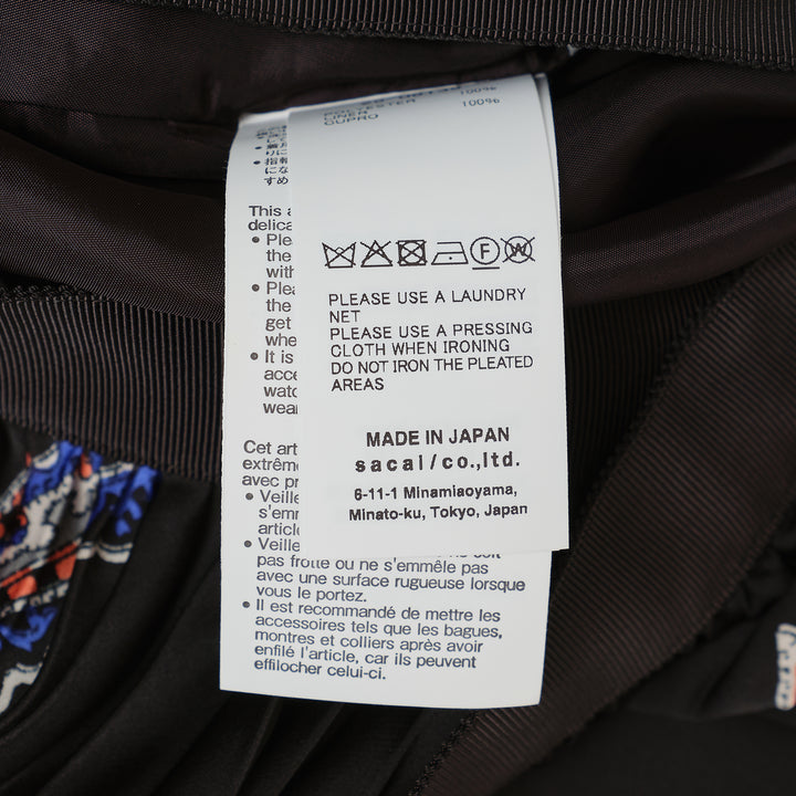 Paisley Print Midi Skirt