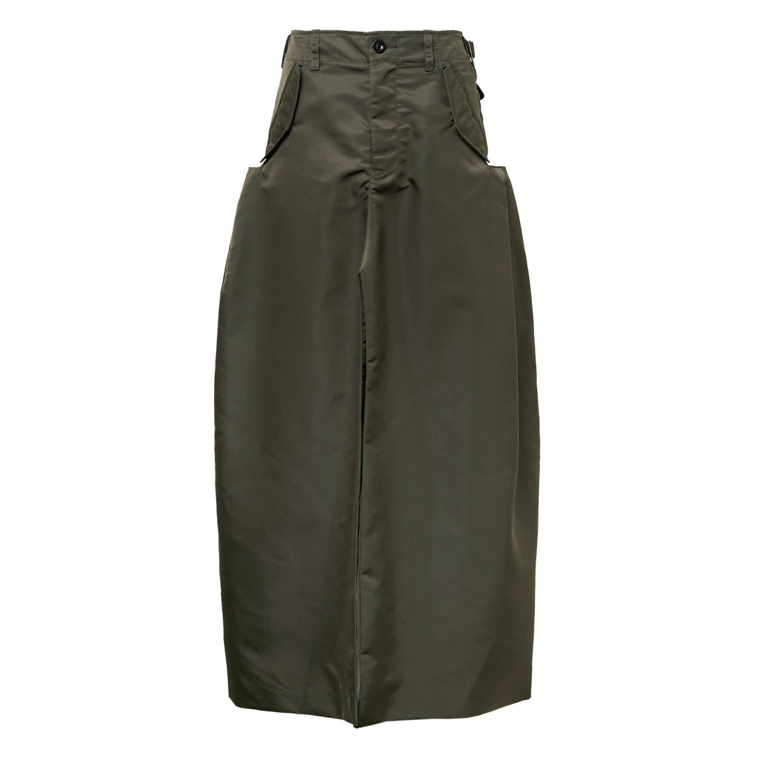 Nylon Twill Skirt