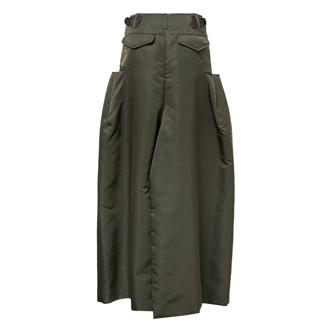 Nylon Twill Skirt