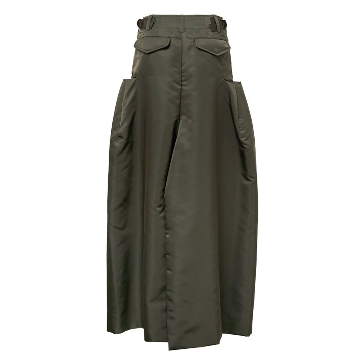 Nylon Twill Skirt