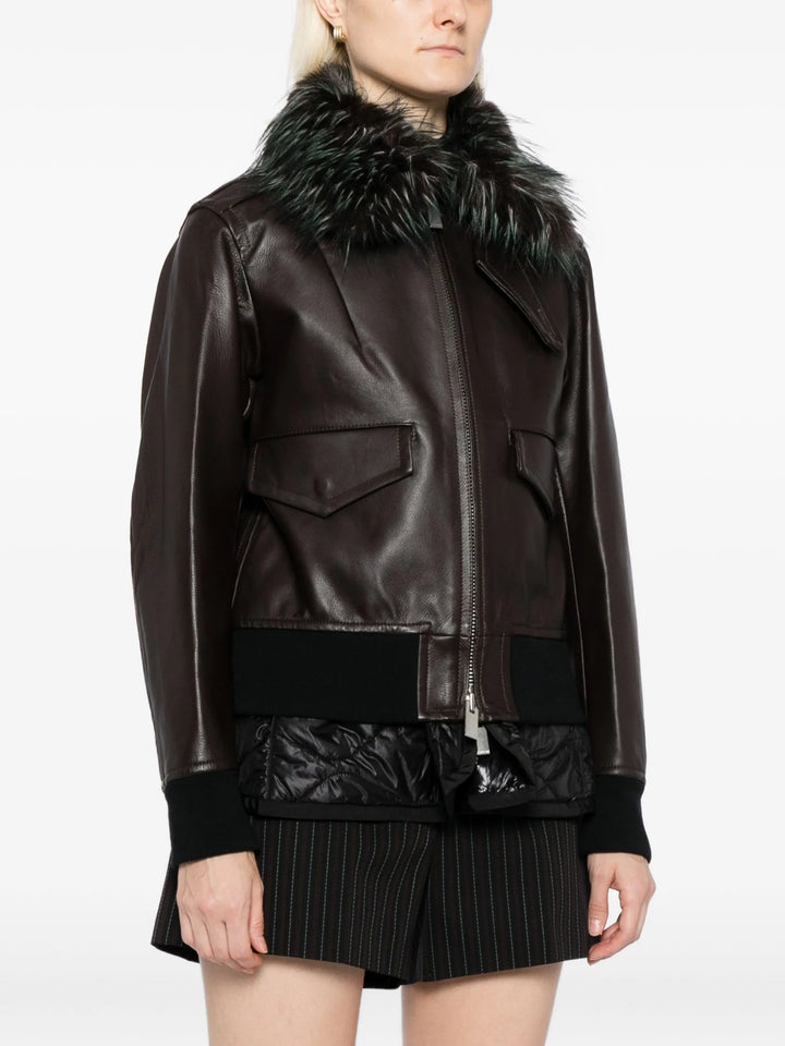 Leather Blouson