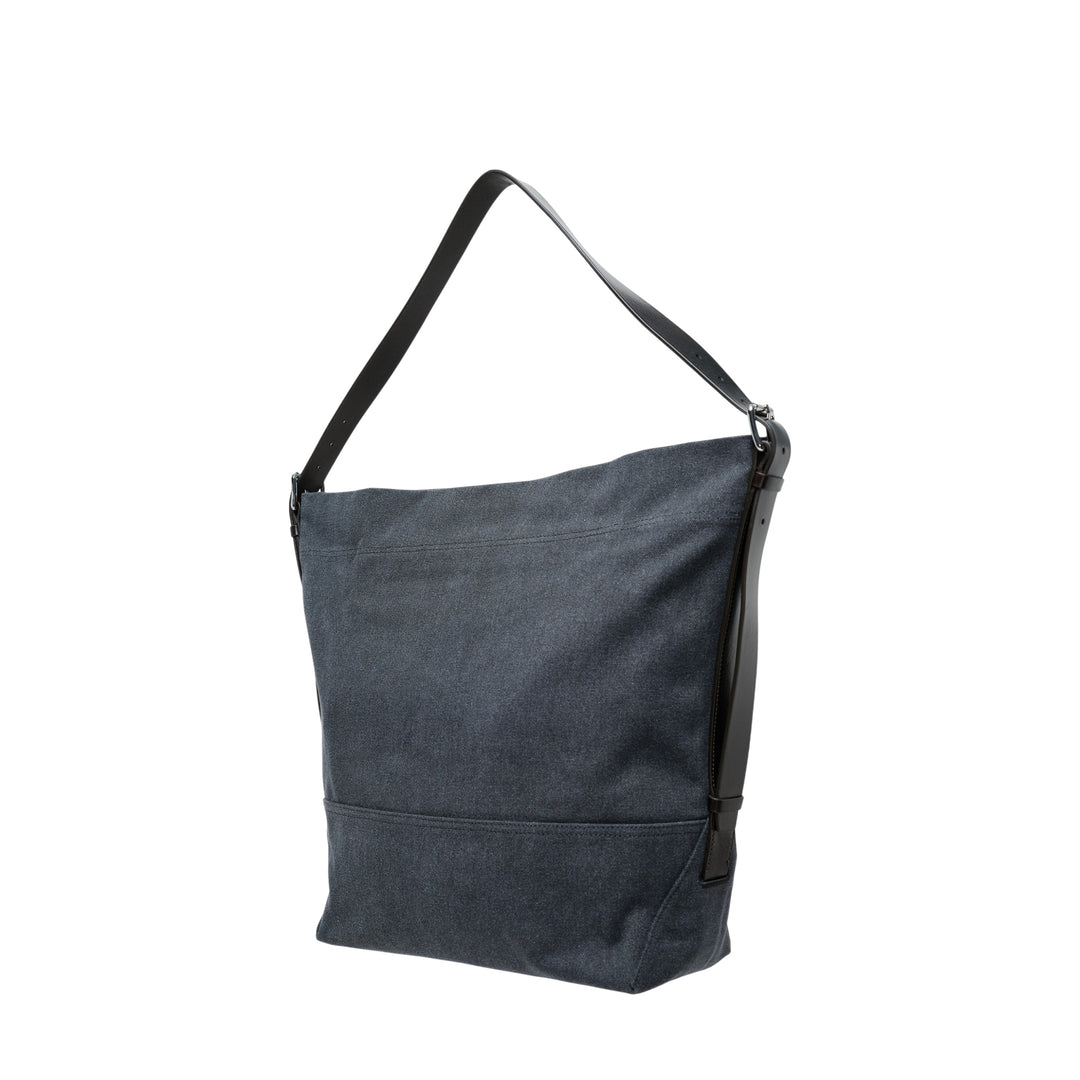 Belted Cotton Tote Bag