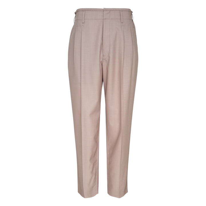 Pleated Tropical Wool Pants