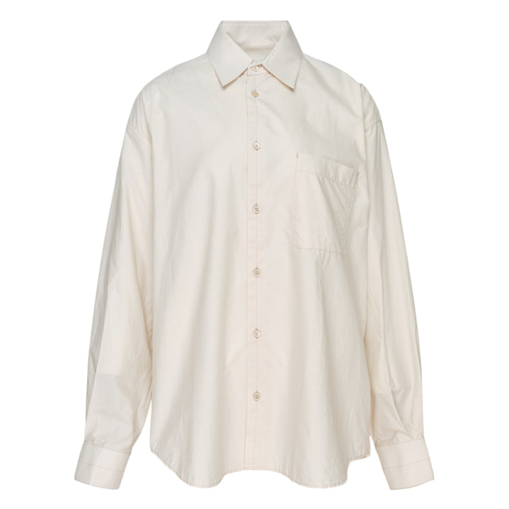 Regular Long Sleeve Washed Cotton Shirt