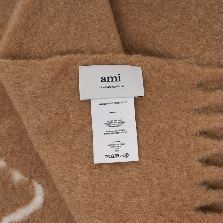 Xmas Off White ADC Intarsia Scarf