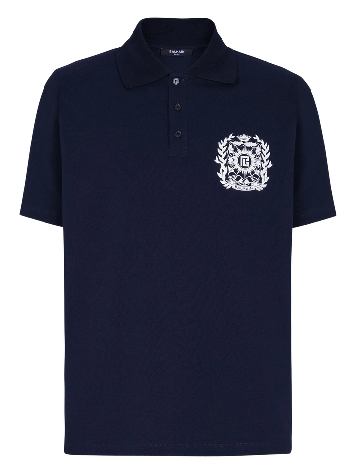 Emblem Cotton Polo