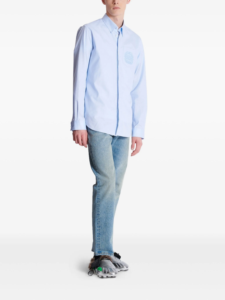 Emblem Cotton Shirt
