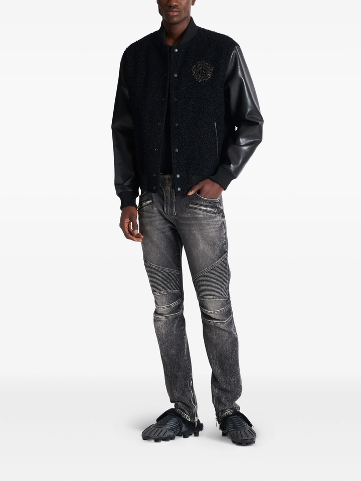 Biker Denim Pants