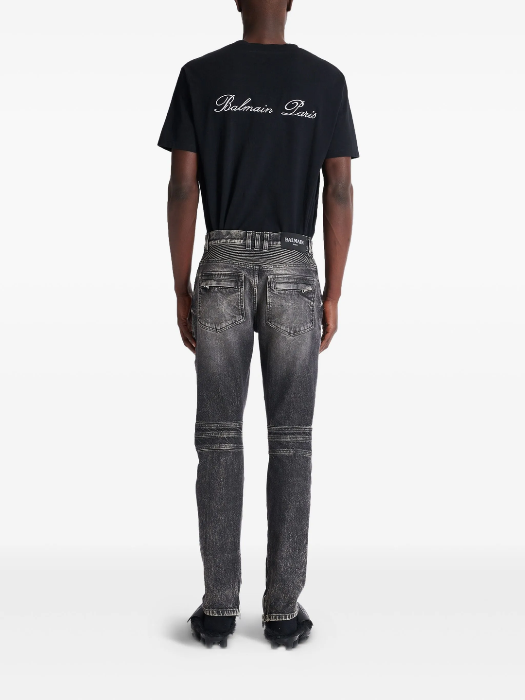 Biker Denim Pants