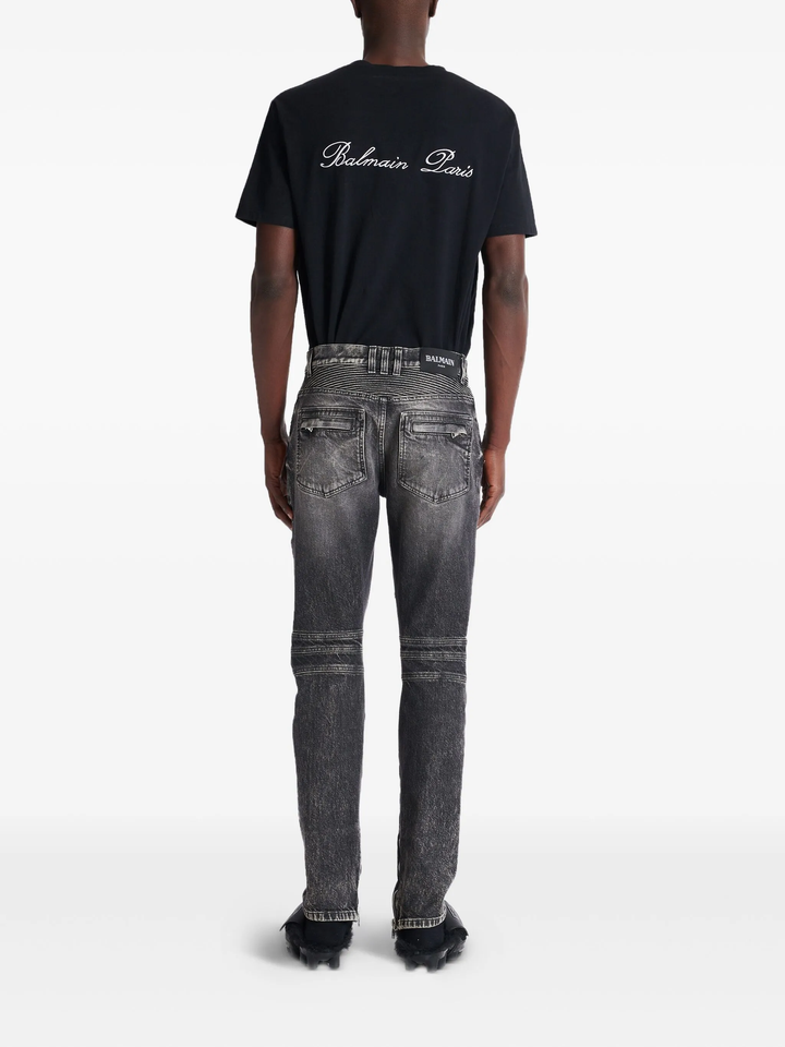 Biker Denim Pants