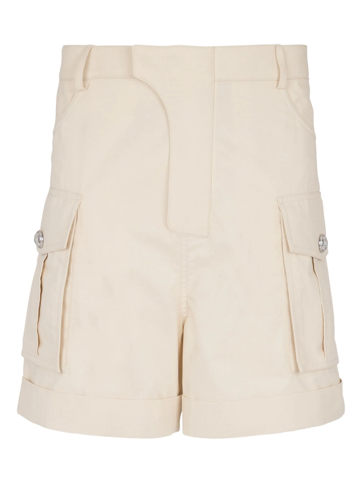 Cargo Cotton Bermuda Pants