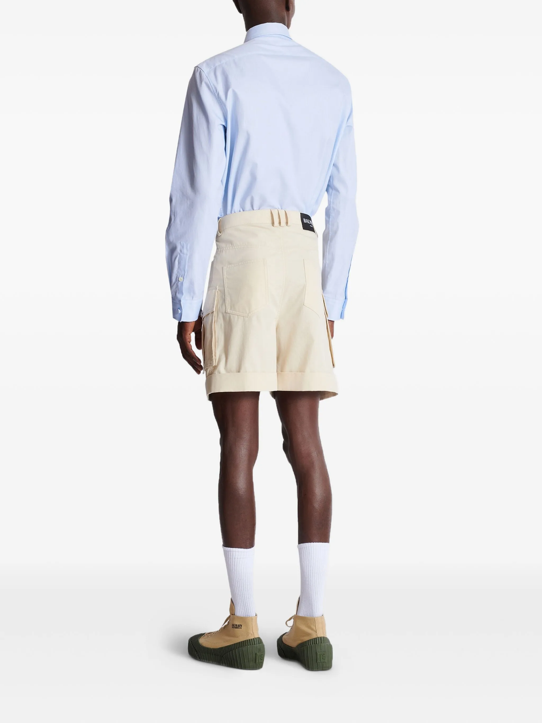 Cargo Cotton Bermuda Pants