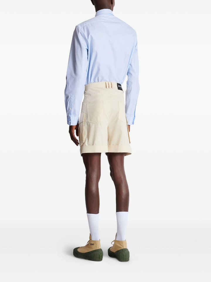 Cargo Cotton Bermuda Pants