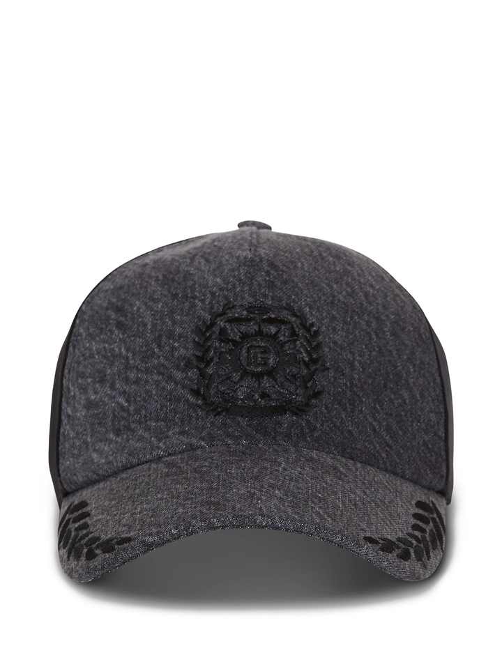 Logo Denim Mesh Cap