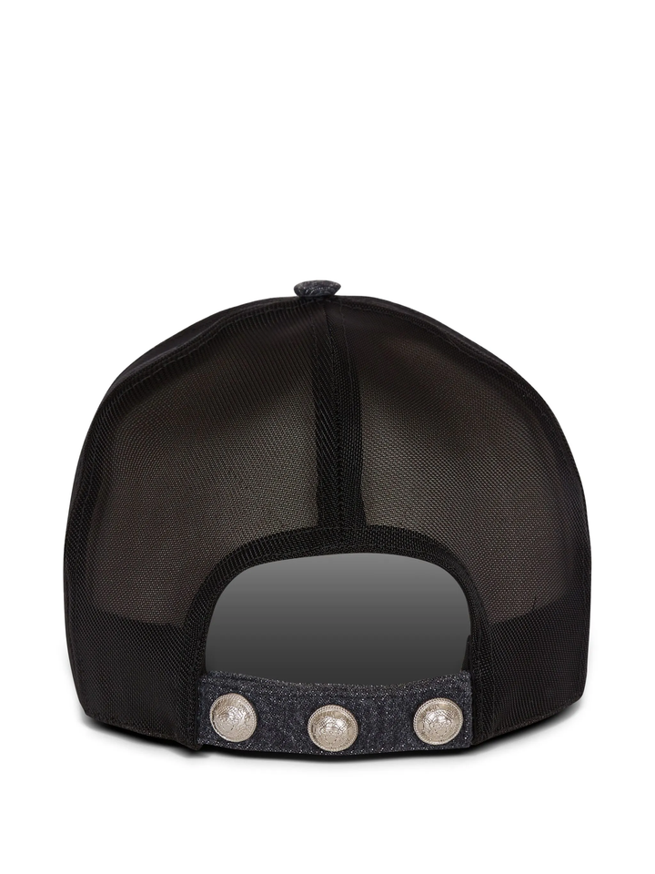 Logo Denim Mesh Cap