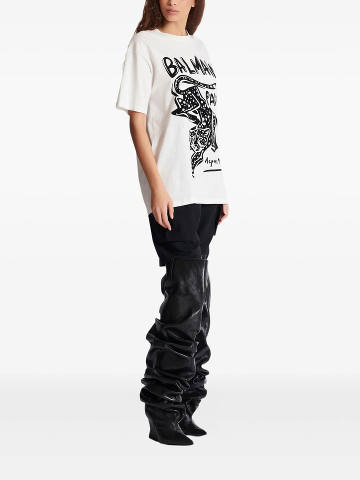 Leopard Print Oversize T-Shirt