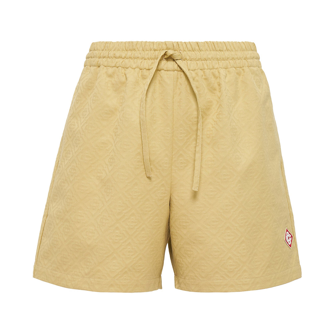 Drawstring Monogram Shorts