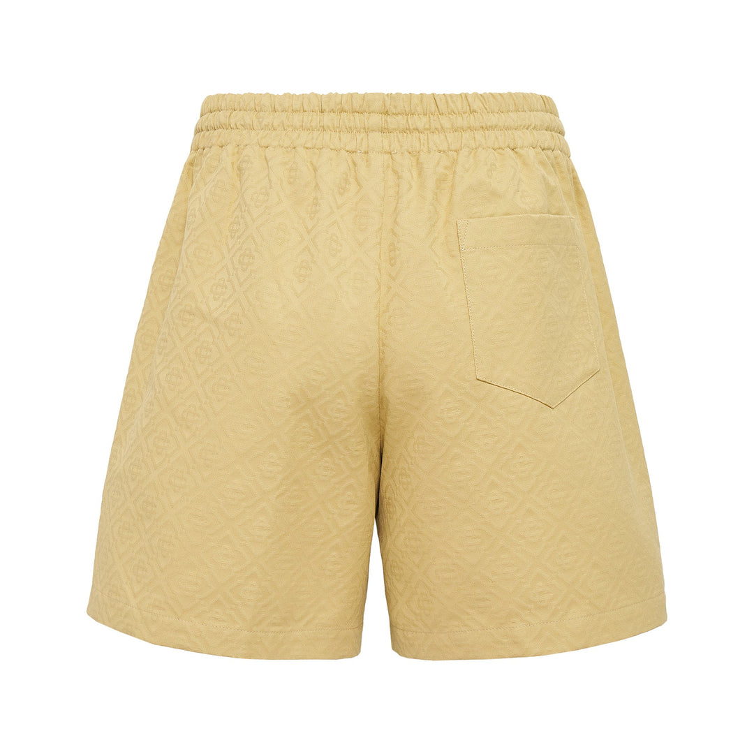 Drawstring Monogram Shorts