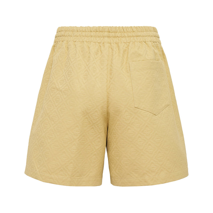 Drawstring Monogram Shorts