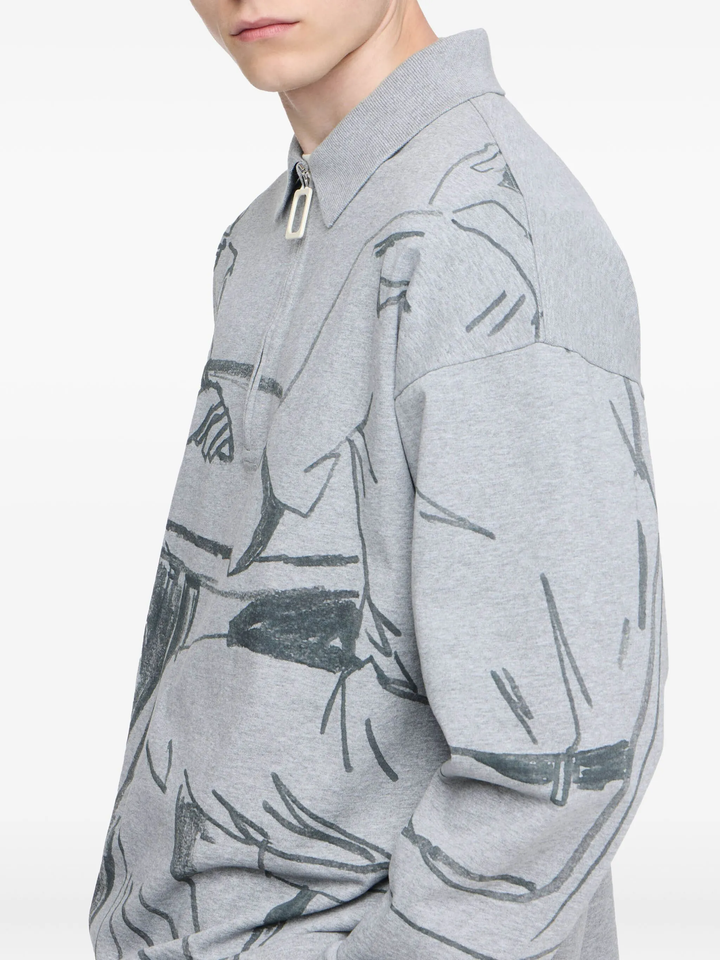 Printed Rugby Polo