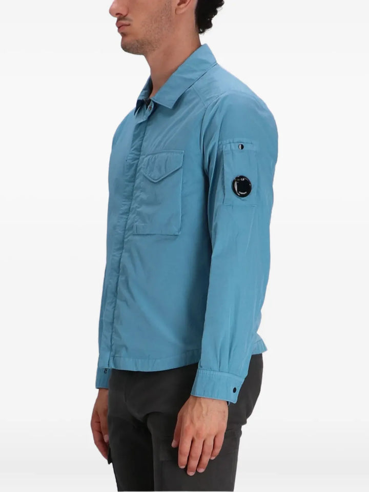Chrome-R Lens Zipped Overshirt
