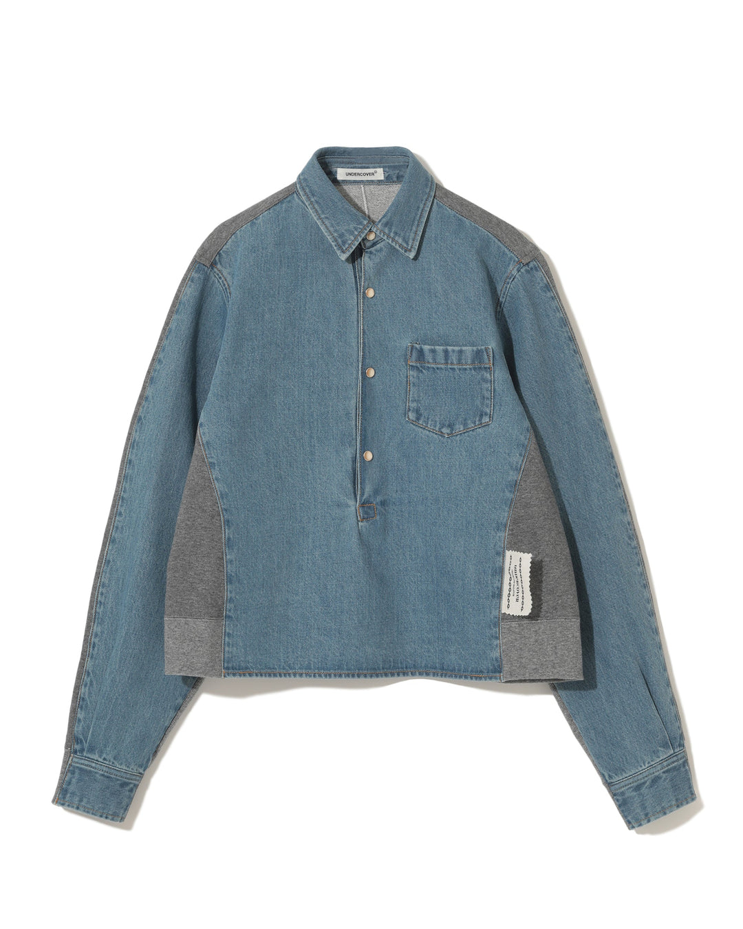 Colour Block Denim Top