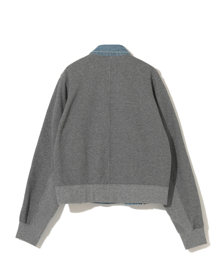 Colour Block Denim Top