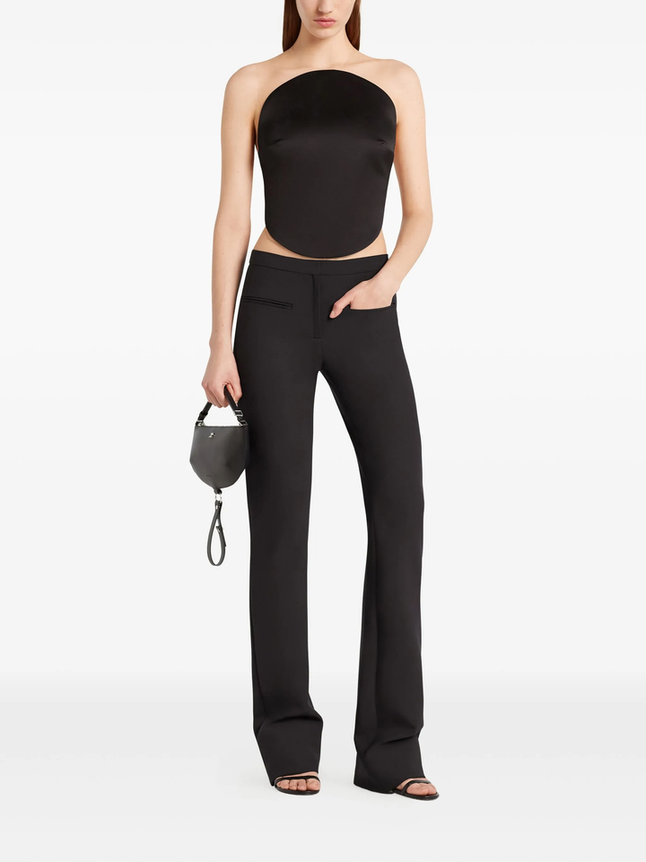 Illusion Circle Satin Bodysuit
