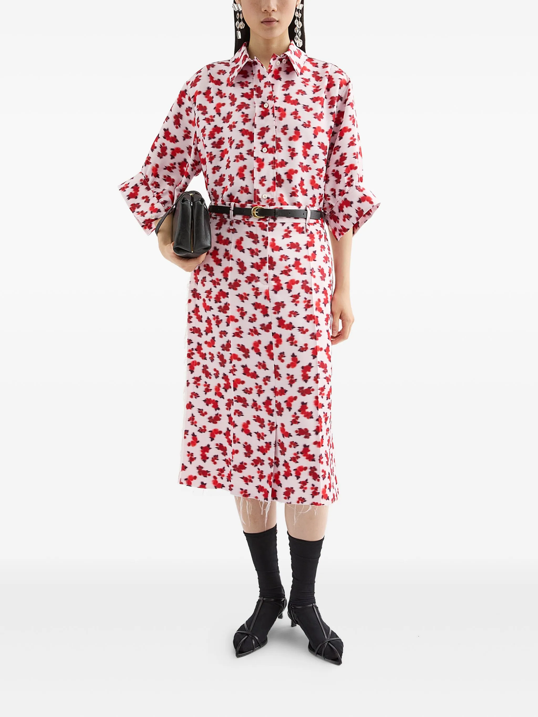 Fluid Viscose Printed Shirt