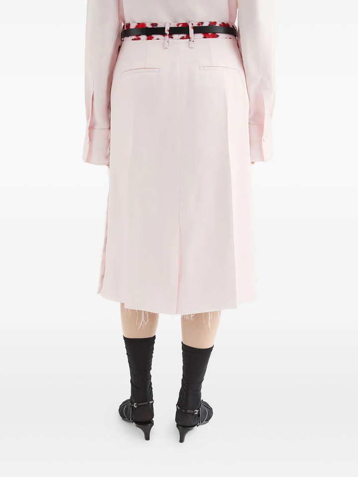 Fluid Viscose Printed Skirt