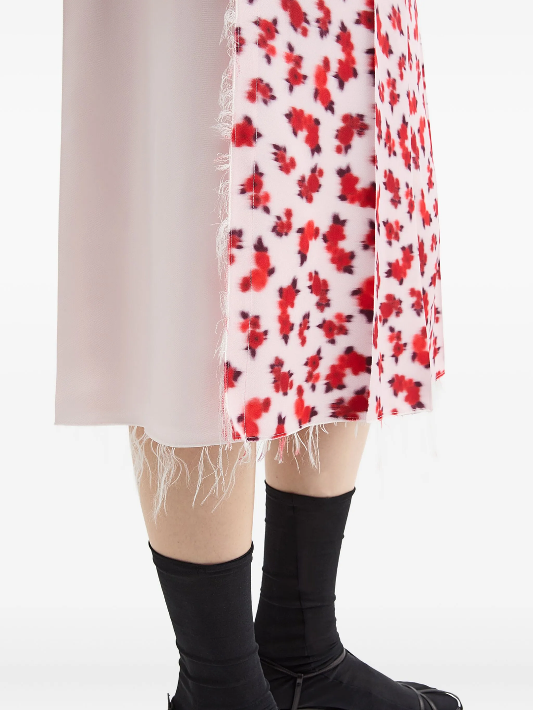 Fluid Viscose Printed Skirt