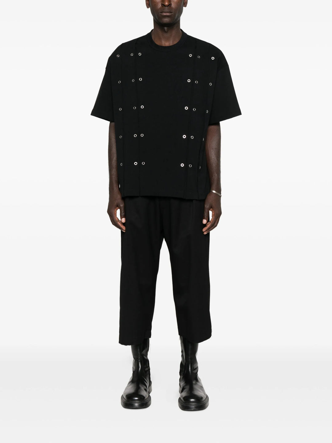T-Shirt With Eyelets