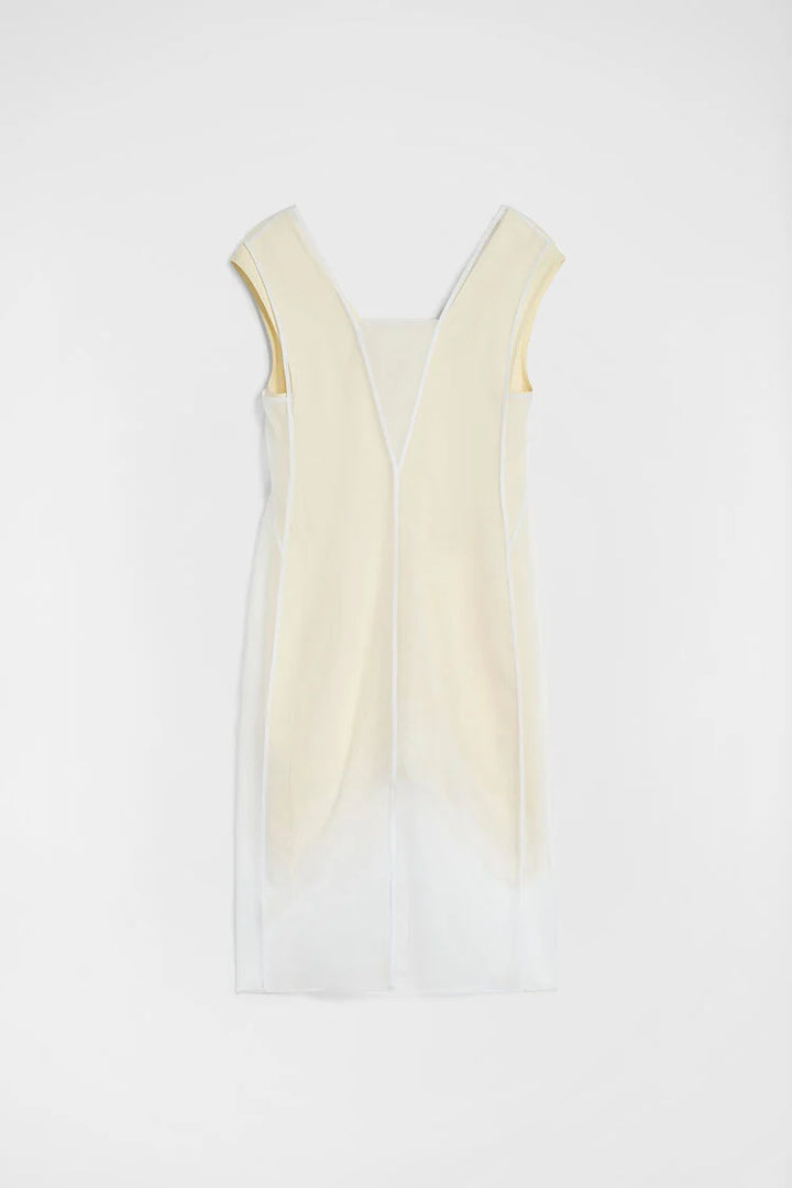 Organza V-Neck Dress