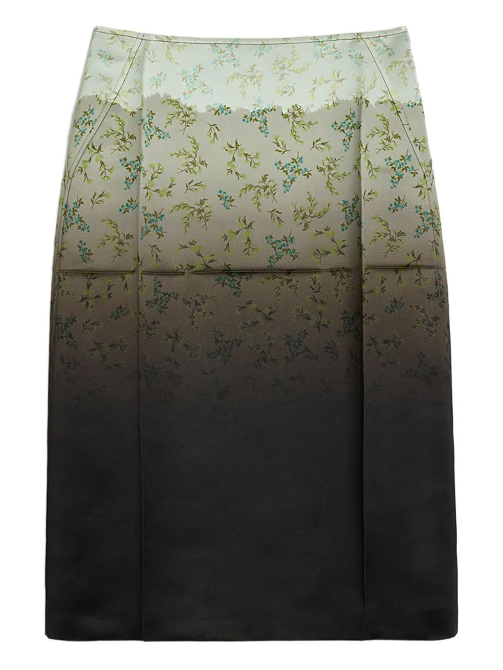 Silk Printed Skirt