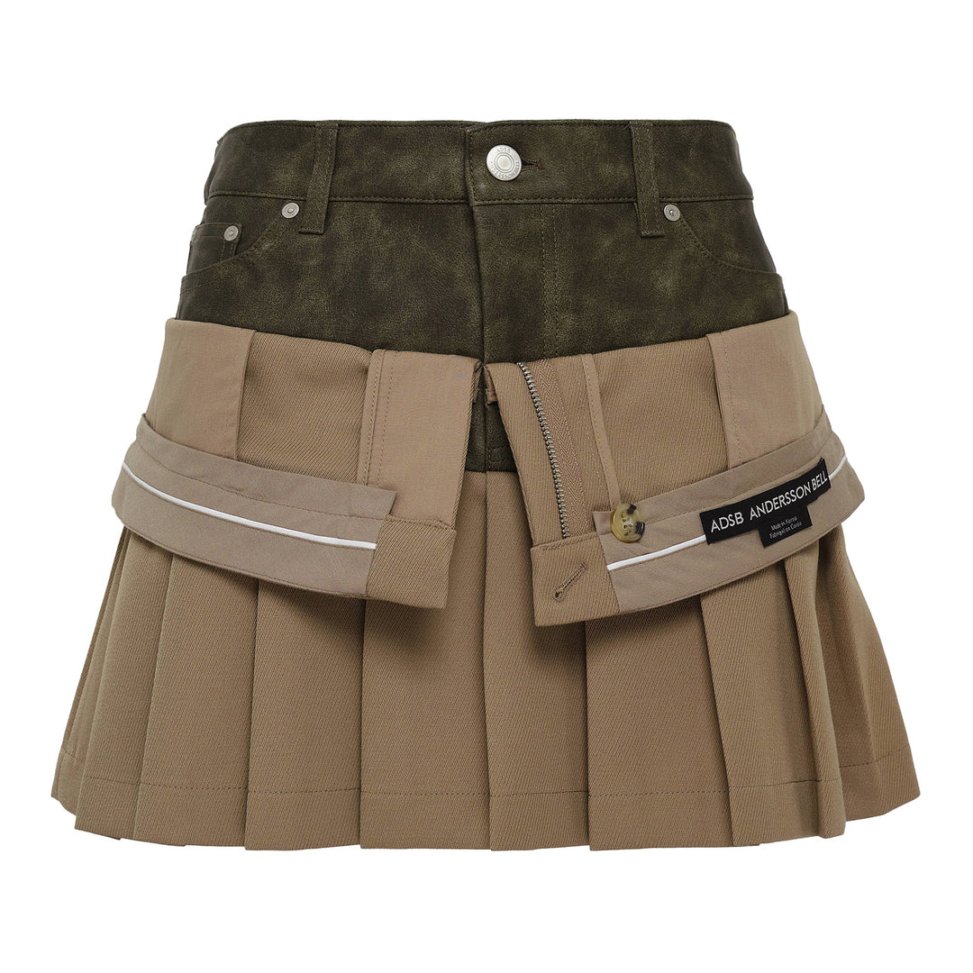 Inside Out Pleats Skirt